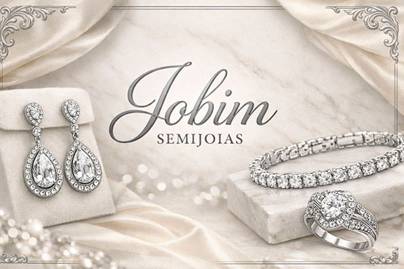 Jobim Semijoias. Peças banhadas a prata de alta qualidade
